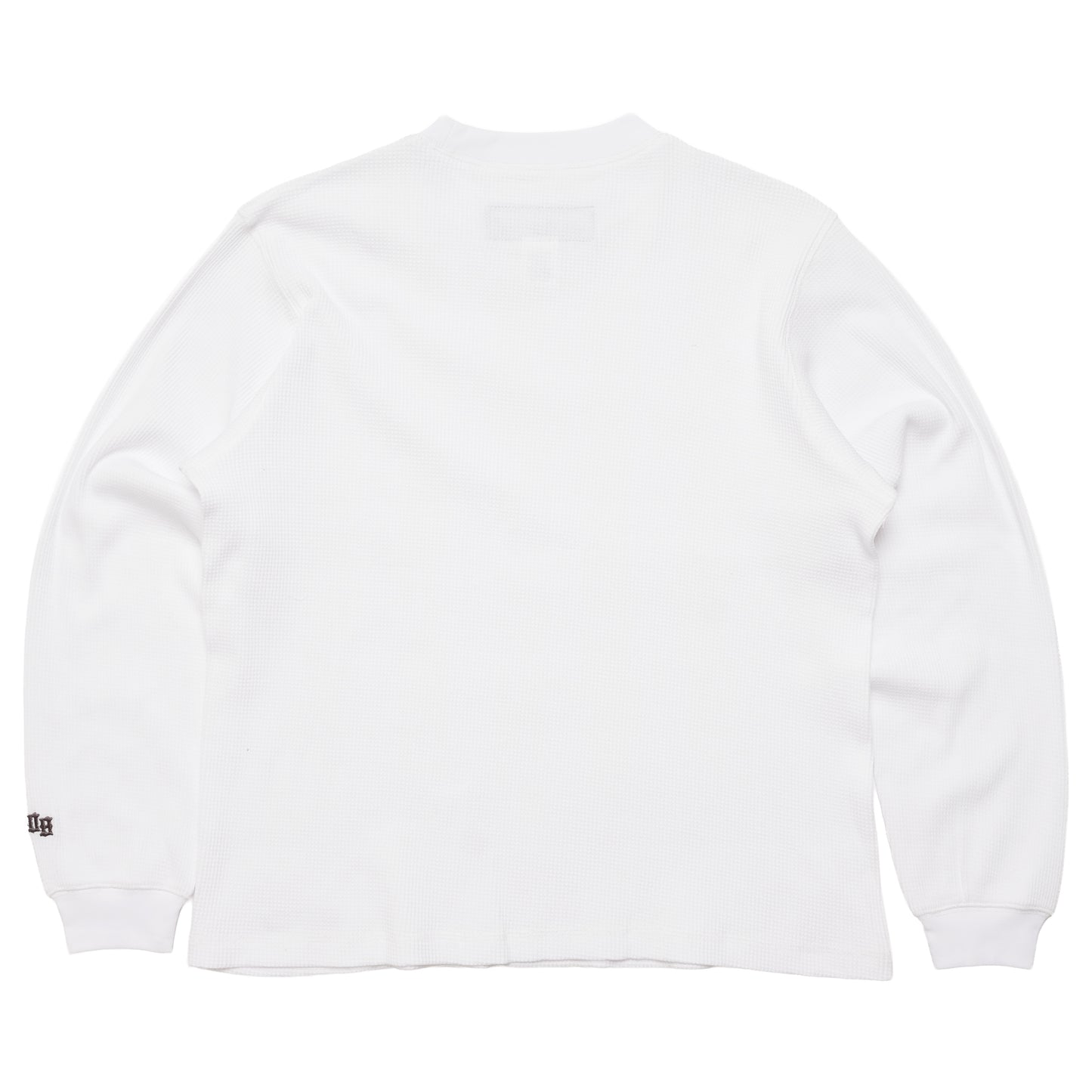 108WAREHOUSE - Waffle Knit Long Sleeve - White