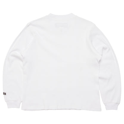 108WAREHOUSE - Waffle Knit Long Sleeve - White