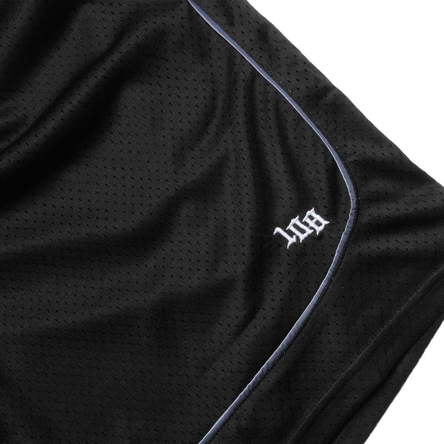 108WAREHOUSE - Two Panel Mesh Shorts - Black / Black