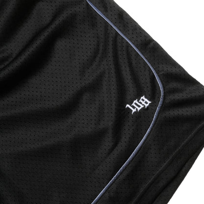 108WAREHOUSE - Two Panel Mesh Shorts - Black / Black
