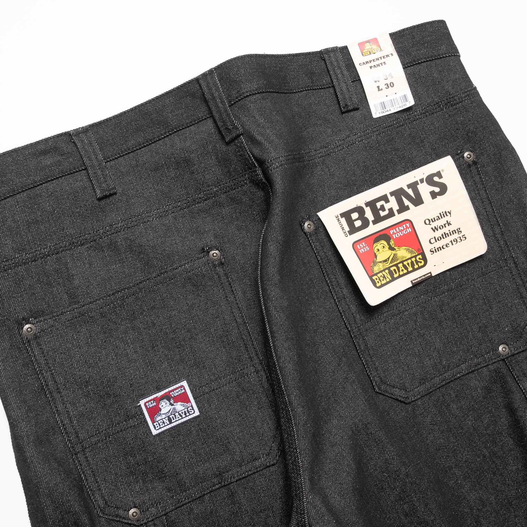 Ben Davis - Carpenter Pants - Black Denim – 108WAREHOUSE
