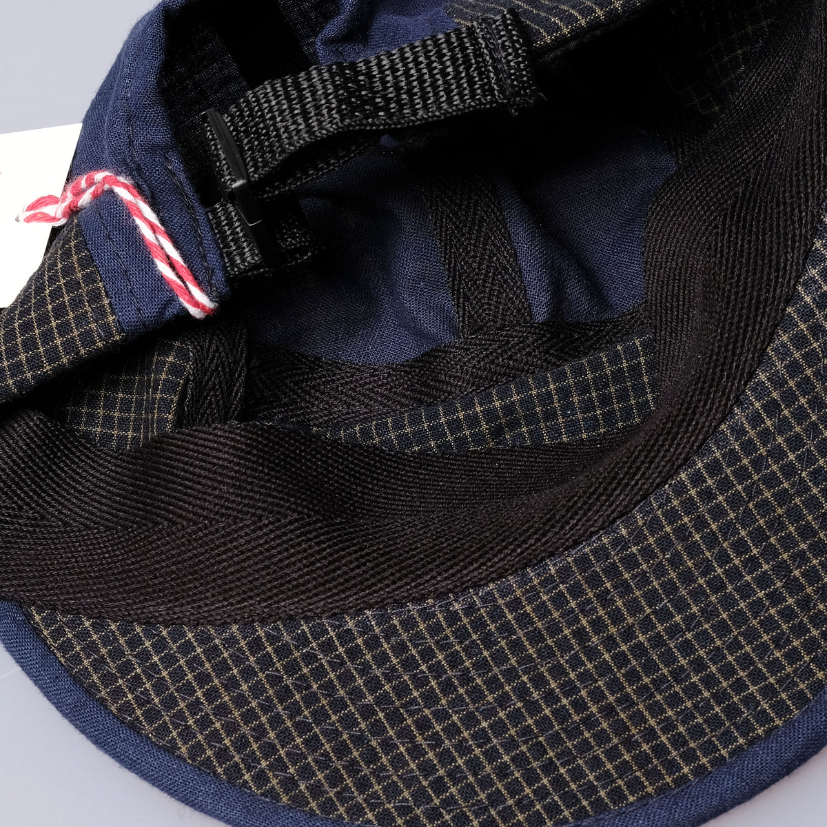 108WAREHOUSE x Troy O'Shea - Weebill Cap (Short Visor) - 2 Tone Indigo / Plaid