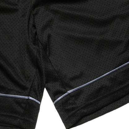 108WAREHOUSE - Two Panel Mesh Shorts - Black / Black