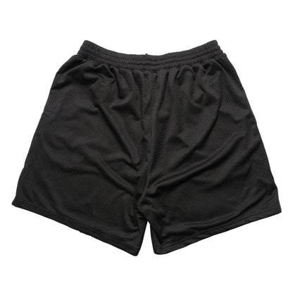 108WAREHOUSE - Big Team Logo Mesh Shorts - Black / Blue