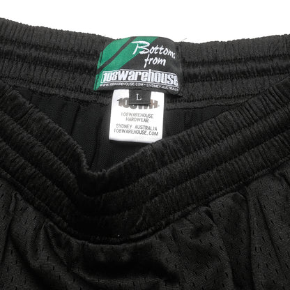 108WAREHOUSE - Two Panel Mesh Shorts - Black / Black