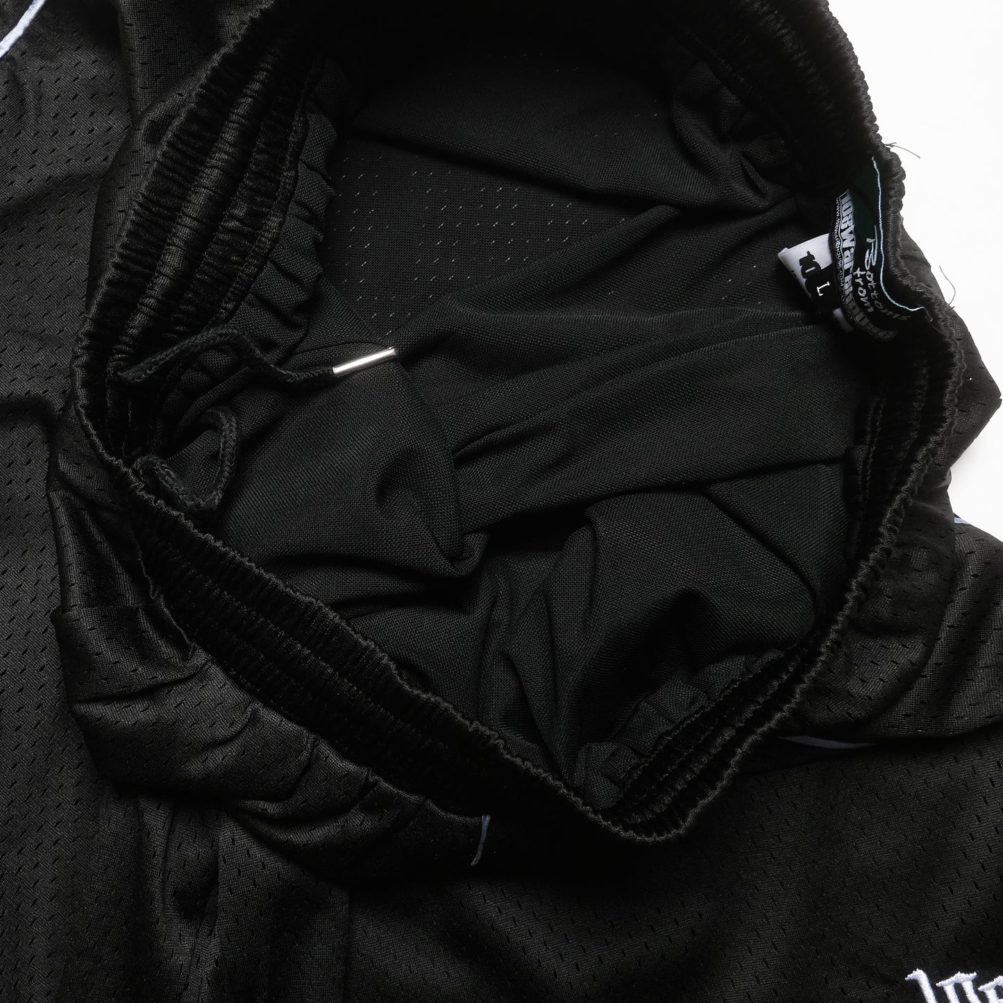 108WAREHOUSE - Two Panel Mesh Shorts - Black / Black