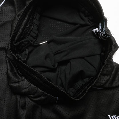 108WAREHOUSE - Two Panel Mesh Shorts - Black / Black