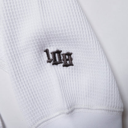 108WAREHOUSE - Waffle Knit Long Sleeve - White
