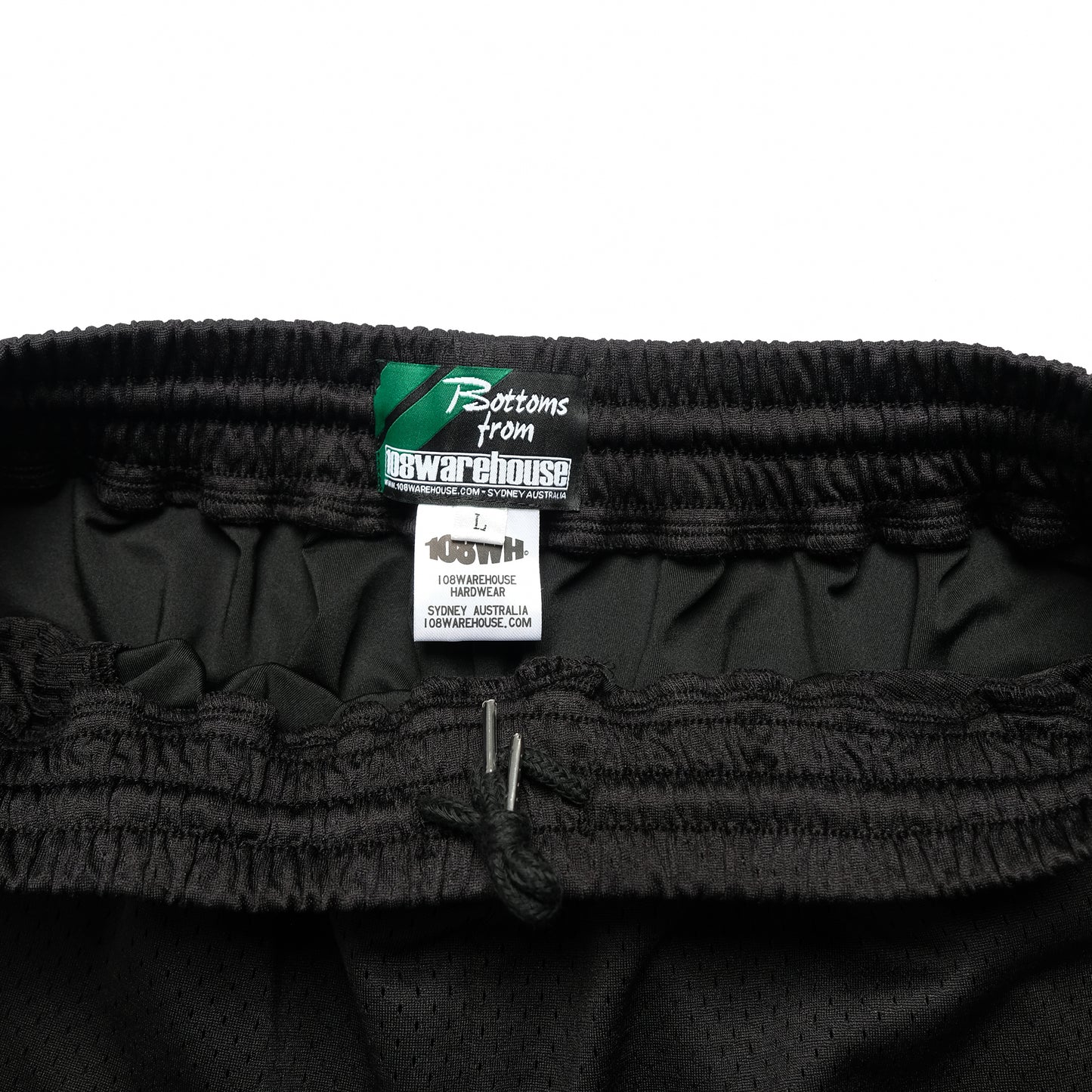 108WAREHOUSE - Big Team Logo Mesh Shorts - Black / Blue