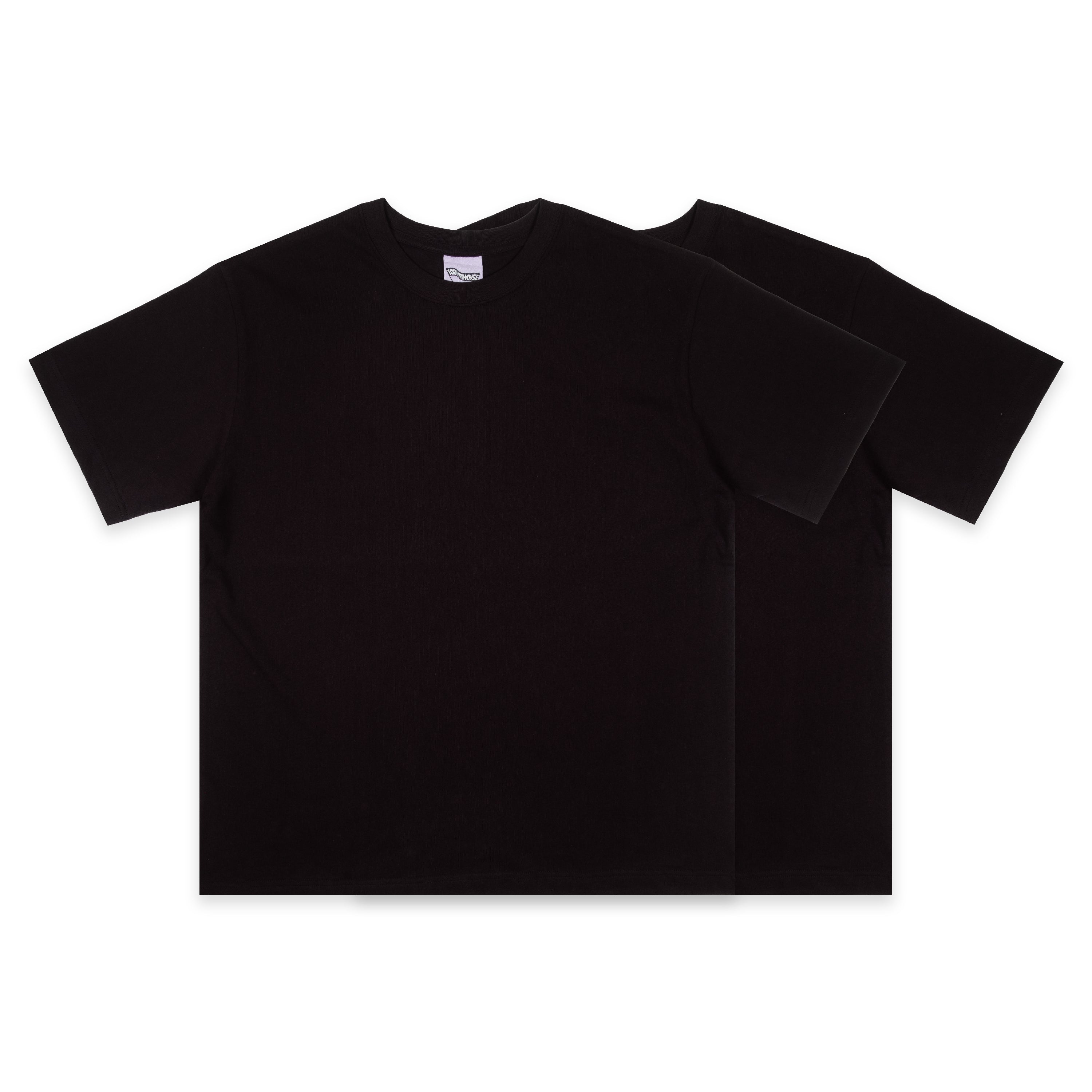 108Warehouse 2 Pack Blank T-Shirt (Black) – 108WAREHOUSE