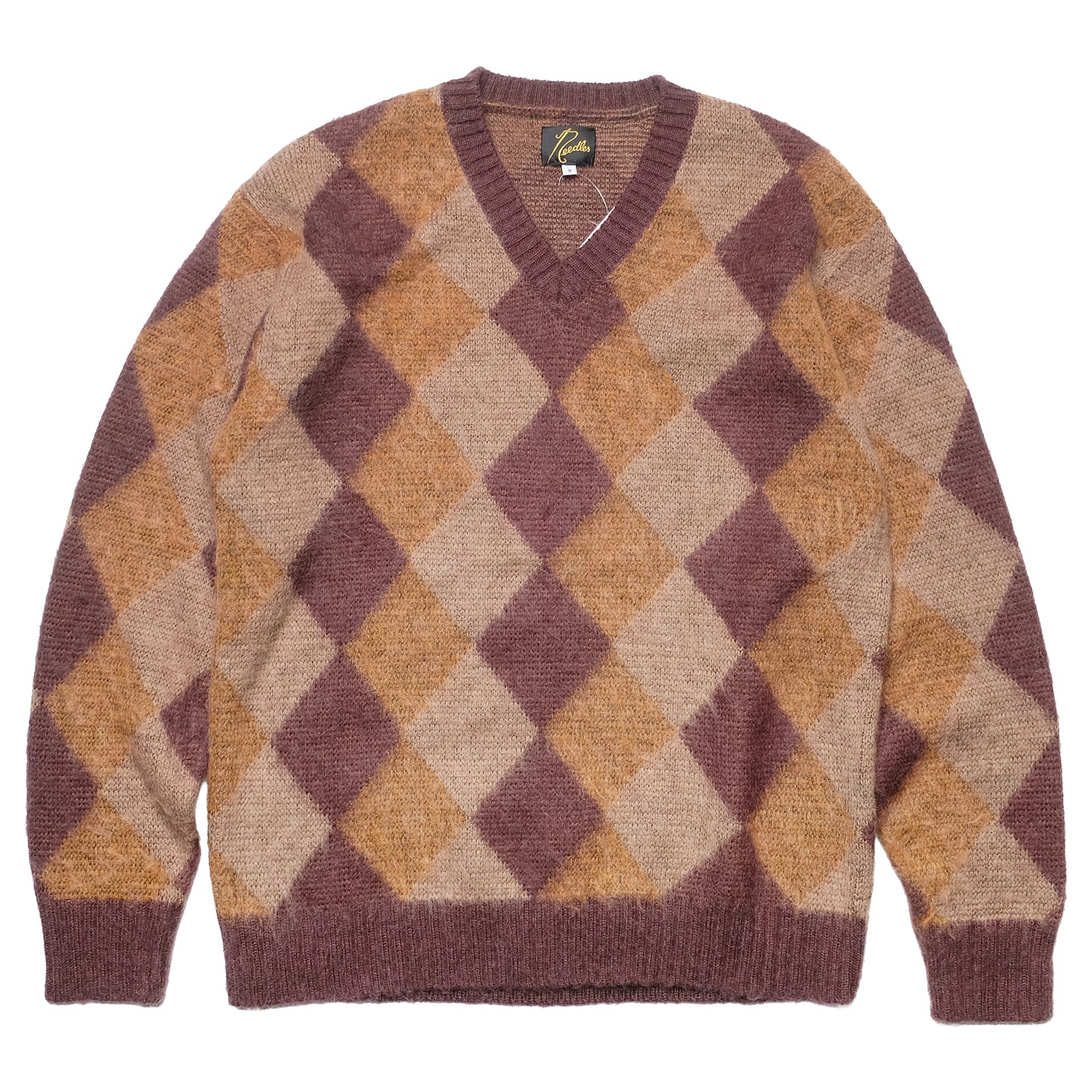 Needles Brown V-Neck Knit