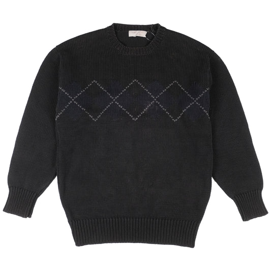 CDG HOMME Argyle Knit Sweater - 90s