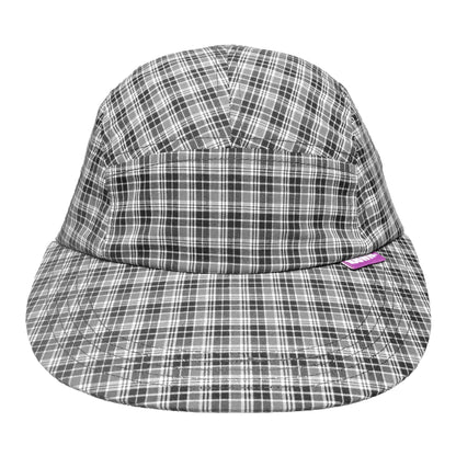 108WAREHOUSE - Plaid 5PAN Cap - Black/Grey