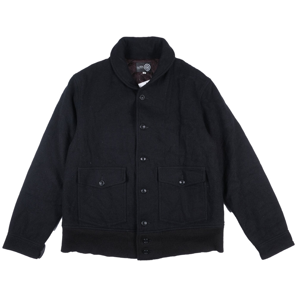 South2 West8 Black Quilted Lined Work Jacket