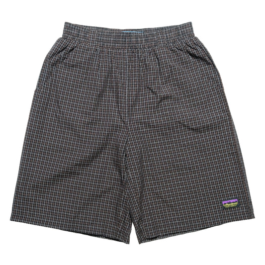 108WAREHOUSE - Plaid Easy Shorts - Black