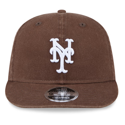 New Era - 9FIFTY Retro Crown - NY Mets Washed Brown