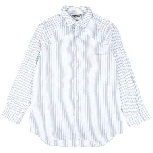 CDG HOMME PLUS Stripped Contrast Panel Shirt