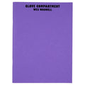 Knowledge Editions - GLOVE COMPARTMENT