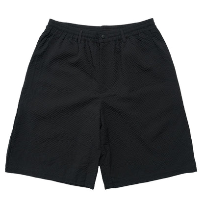 108WAREHOUSE - Seersucker Utility Shorts - Black