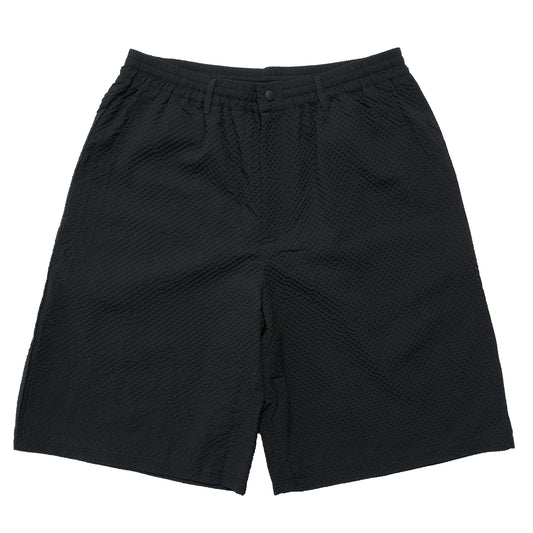 108WAREHOUSE - Seersucker Utility Shorts - Black