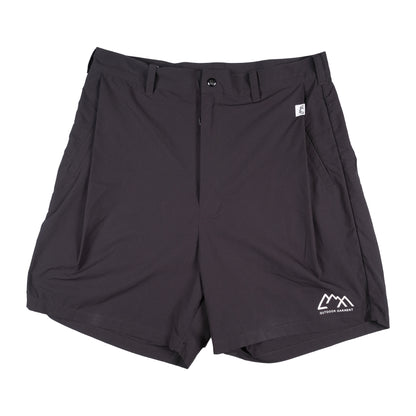 Comfy Outdoor Garment Black Pleated Shorts