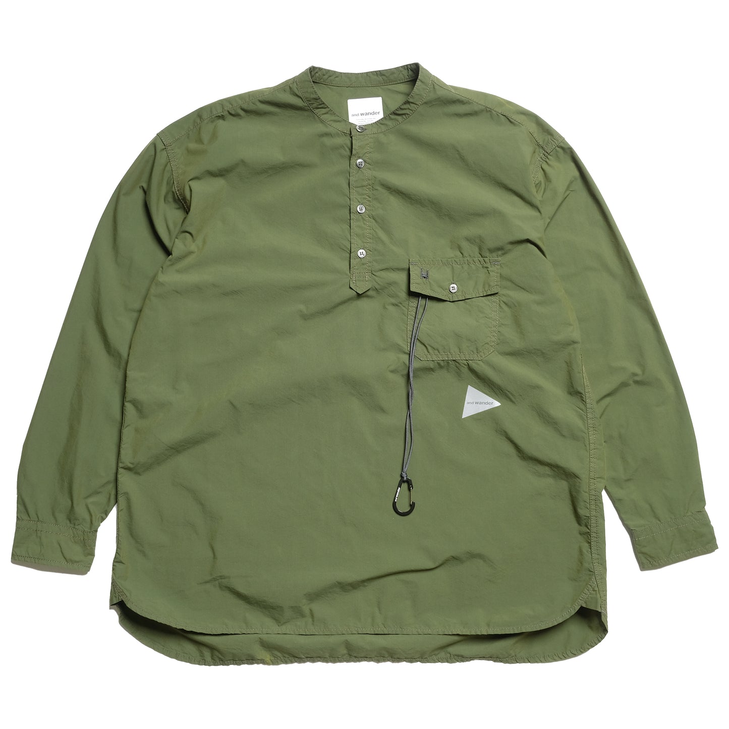 And Wander Collarless Khaki Pullover