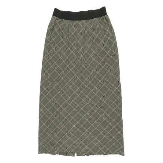 CDG Tricot Checkered Maxi Skirt - AD1997