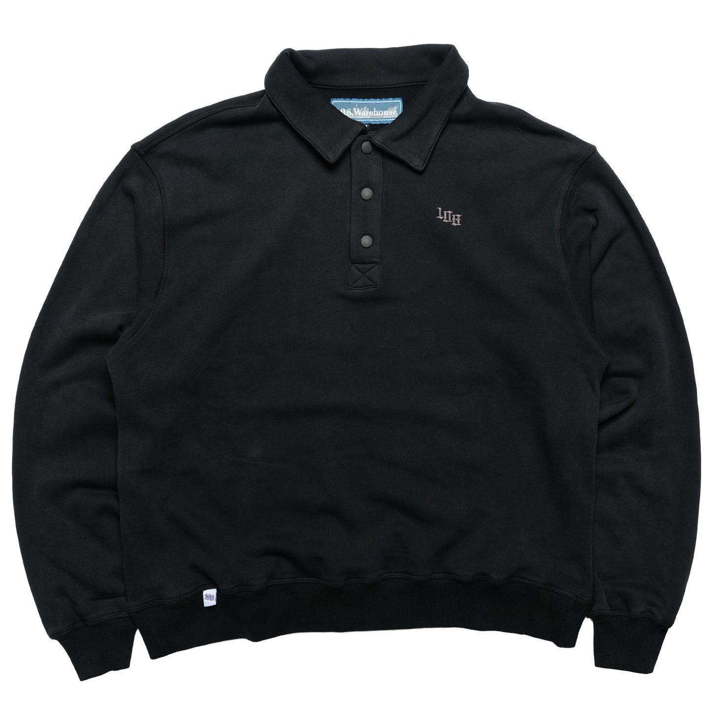 108WAREHOUSE - Rugby Pullover - Washed Black