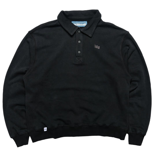 108WAREHOUSE - Rugby Pullover - Washed Black