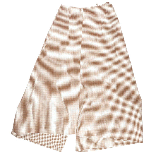 CDG Tricot Checkered Wrap Skirt