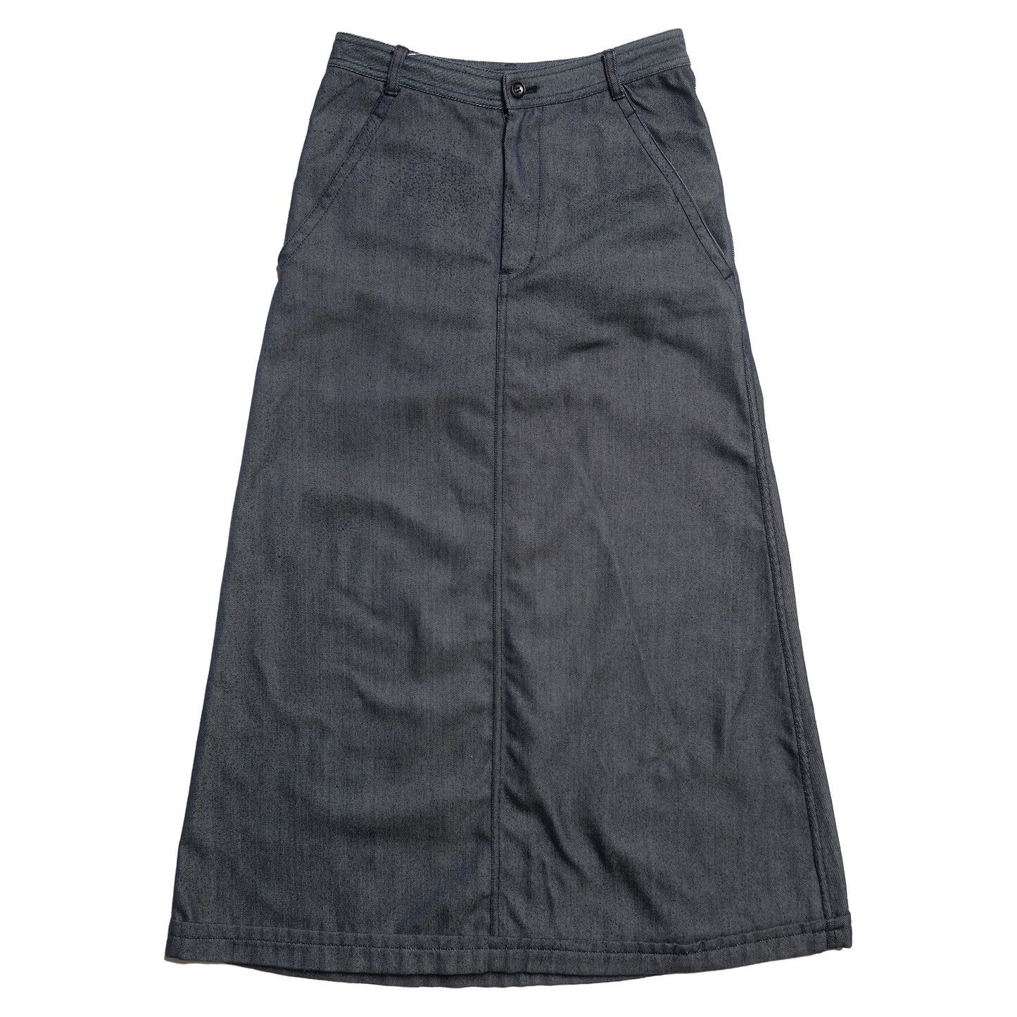 CDG Robe De Chambre Maxi Denim Skirt