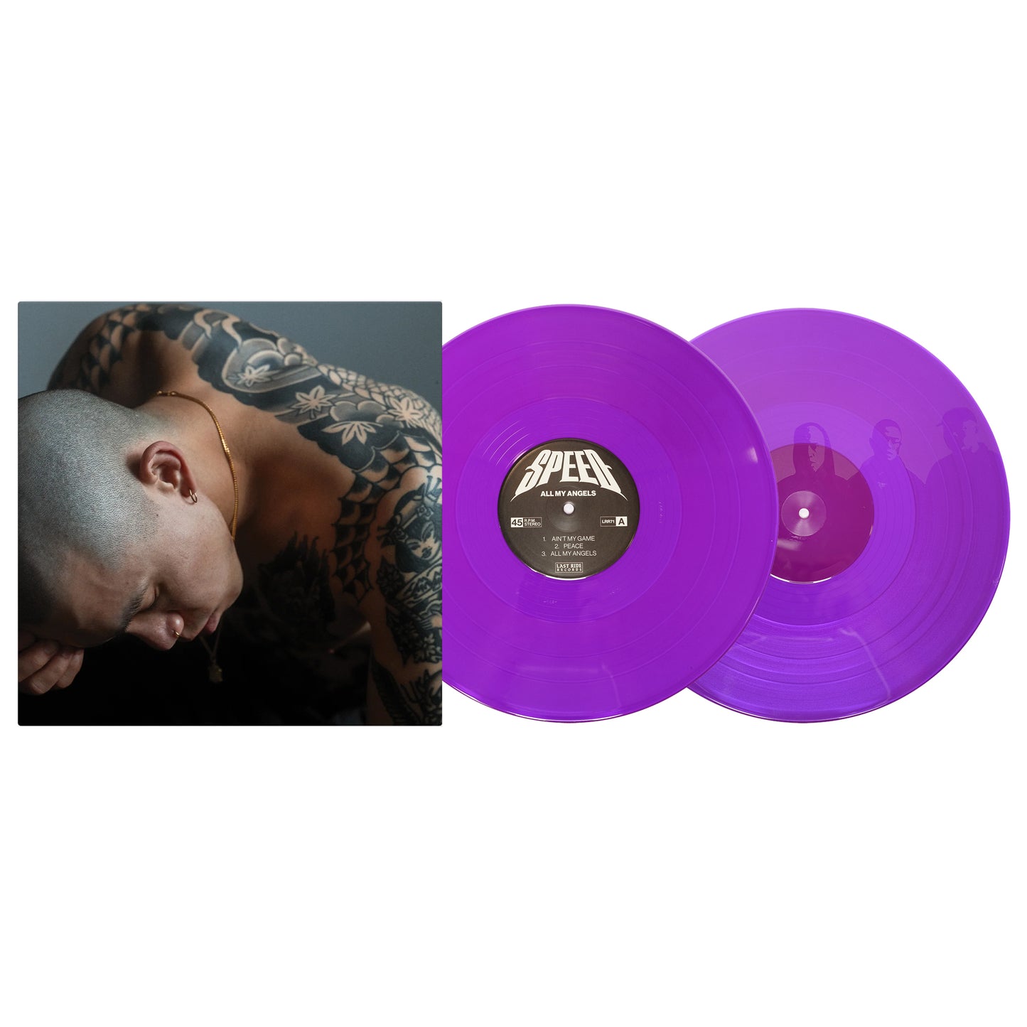 Speed - All My Angels 12" EP - 108 Exclusive Purple