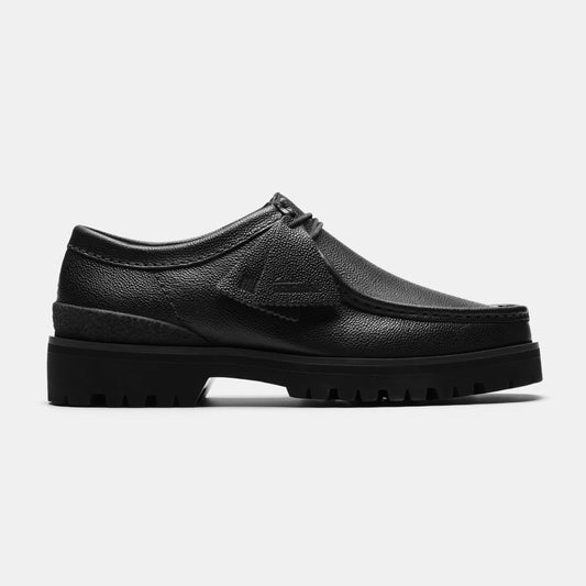 Clarks Originals - Wallabee Yukoner Black Scotch Grain Leather - Black