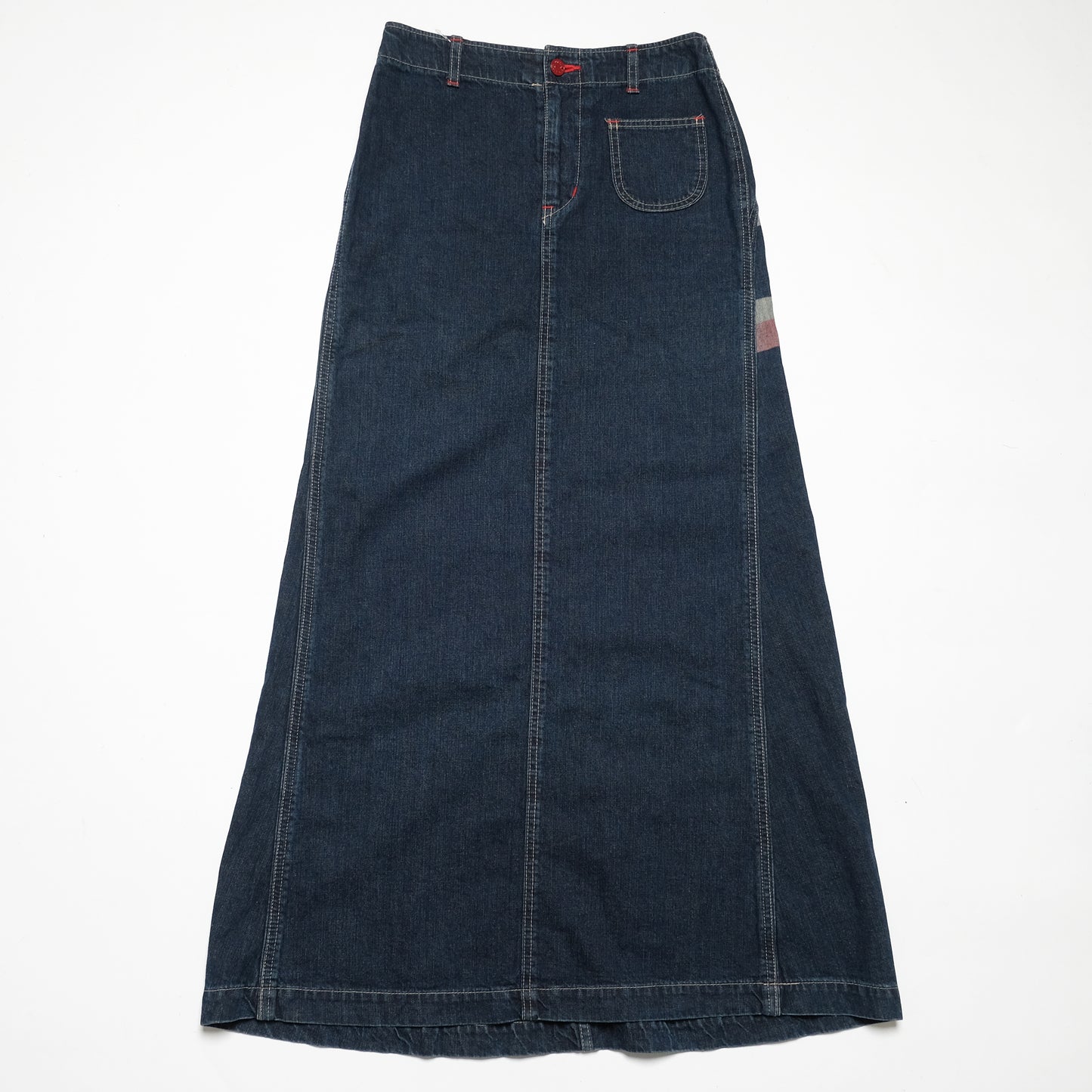 Hysteric Glamour Striped Back Denim Skirt