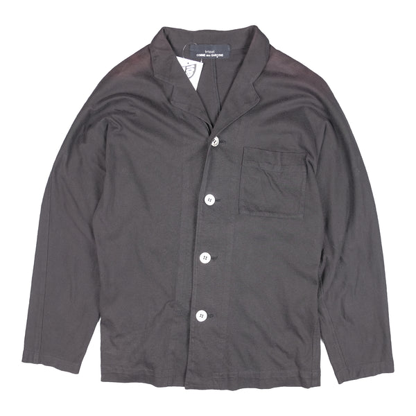 CDG Tricot Black Light Overshirt
