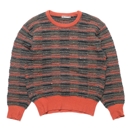 Issey Miyake MEN Stripped Knit Sweater - 80s