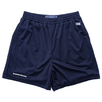 108WAREHOUSE - Sonic Logo Mesh Shorts - Navy