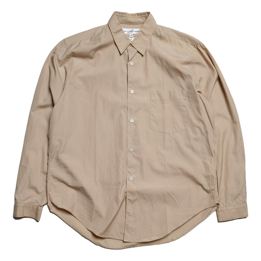 CDG SHIRT Brown Longsleeve Shirt