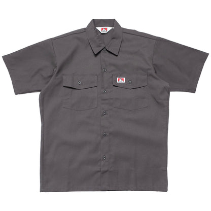 Ben Davis - Button Up Solid Short Sleeve (Charcoal)