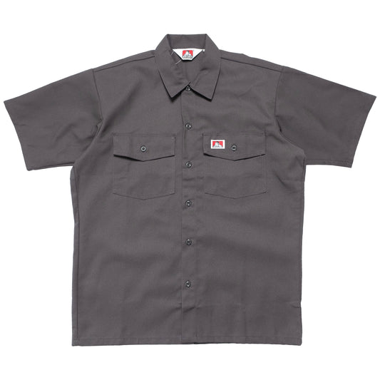 Ben Davis - Button Up Solid Short Sleeve (Charcoal)