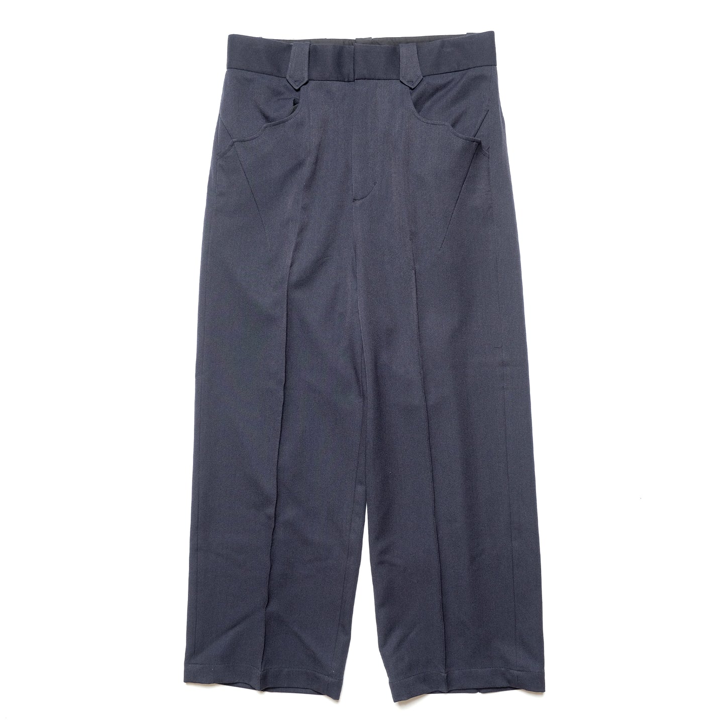 NUMBER (N)INE Navy Smoky Twill Trousers