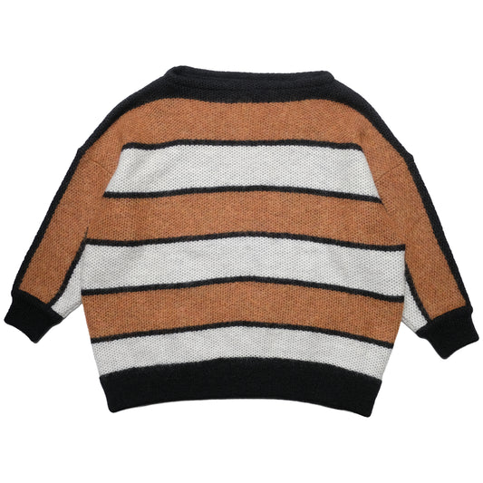 Needles Orange/White Knit