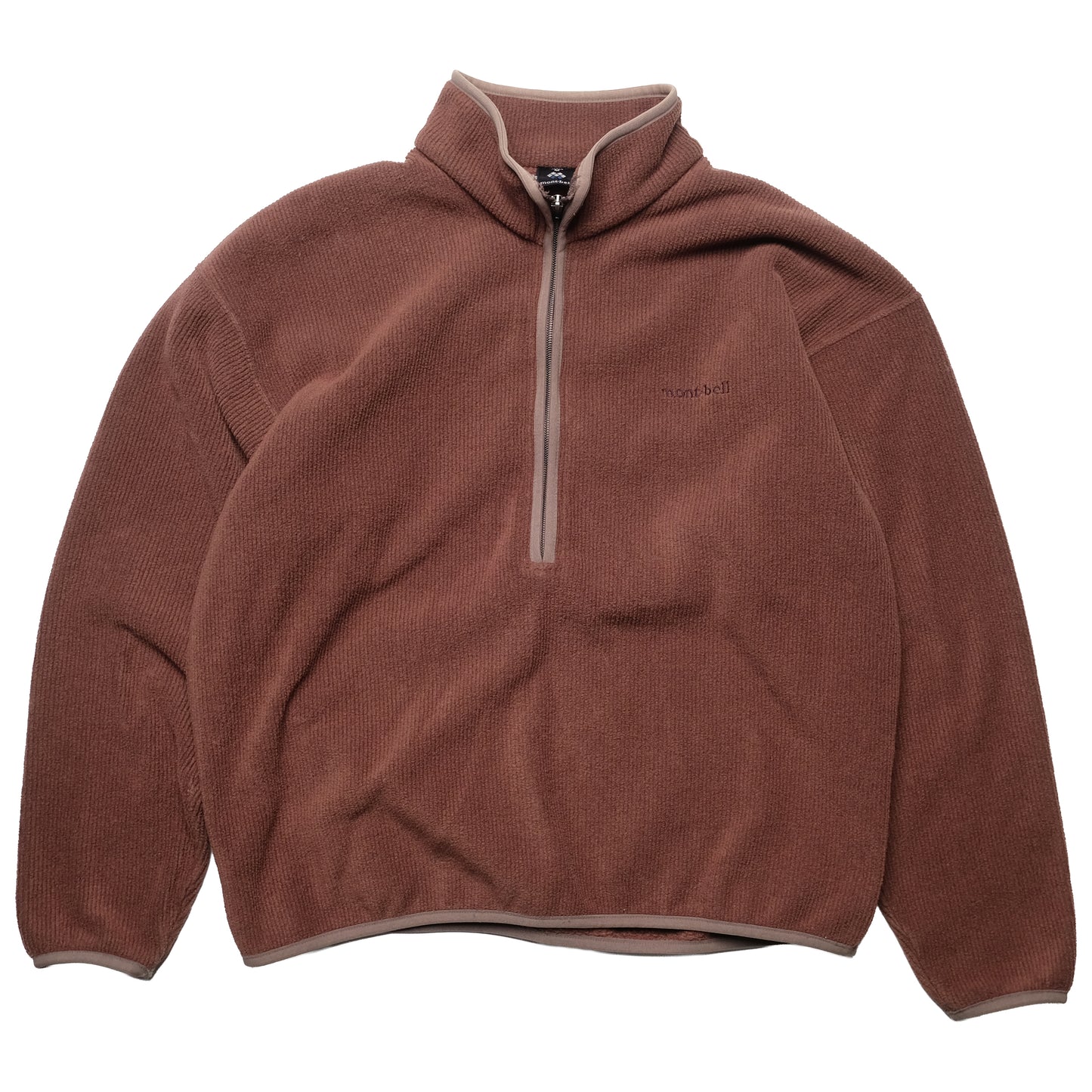 Montbell Brown 1/2 Zip Fleece Sweater