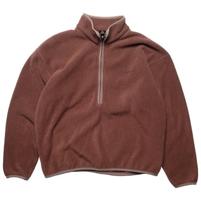 Montbell Brown 1/2 Zip Fleece Sweater