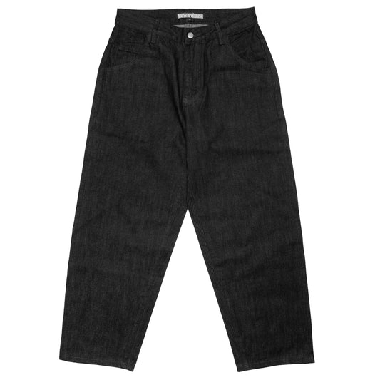 108WAREHOUSE - Baggy Selvedge Denim - Black