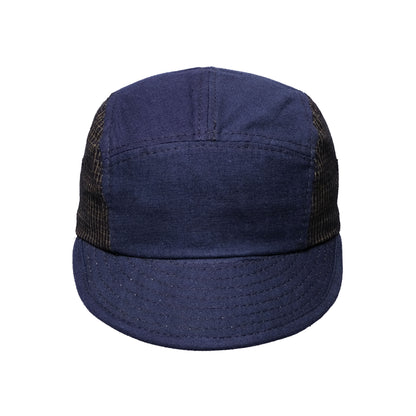 108WAREHOUSE x Troy O'Shea - Weebill Cap (Short Visor) - 2 Tone Indigo / Plaid