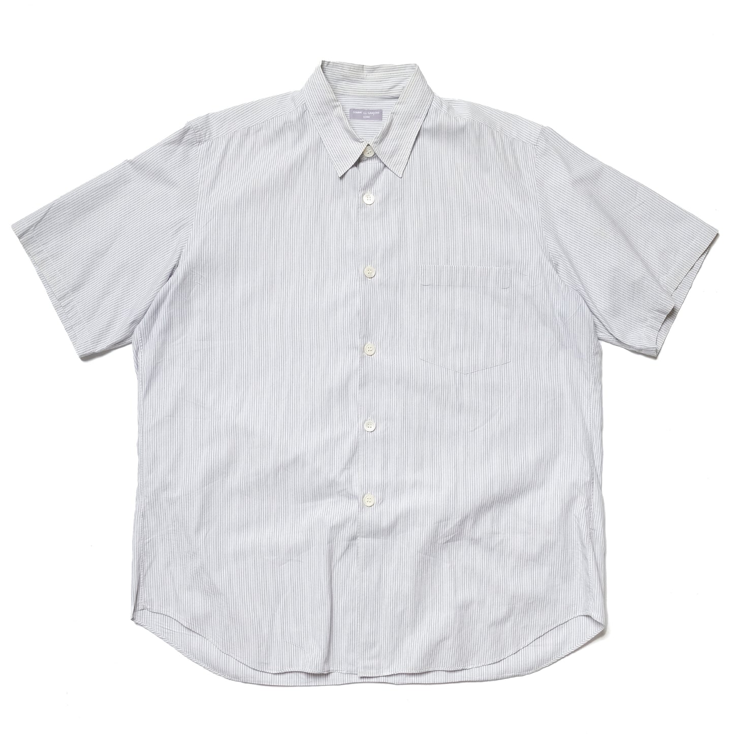 CDG HOMME Striped Short Sleeve Shirt - 00s