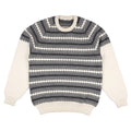 Y's for Men White Nordic Knit Sweater