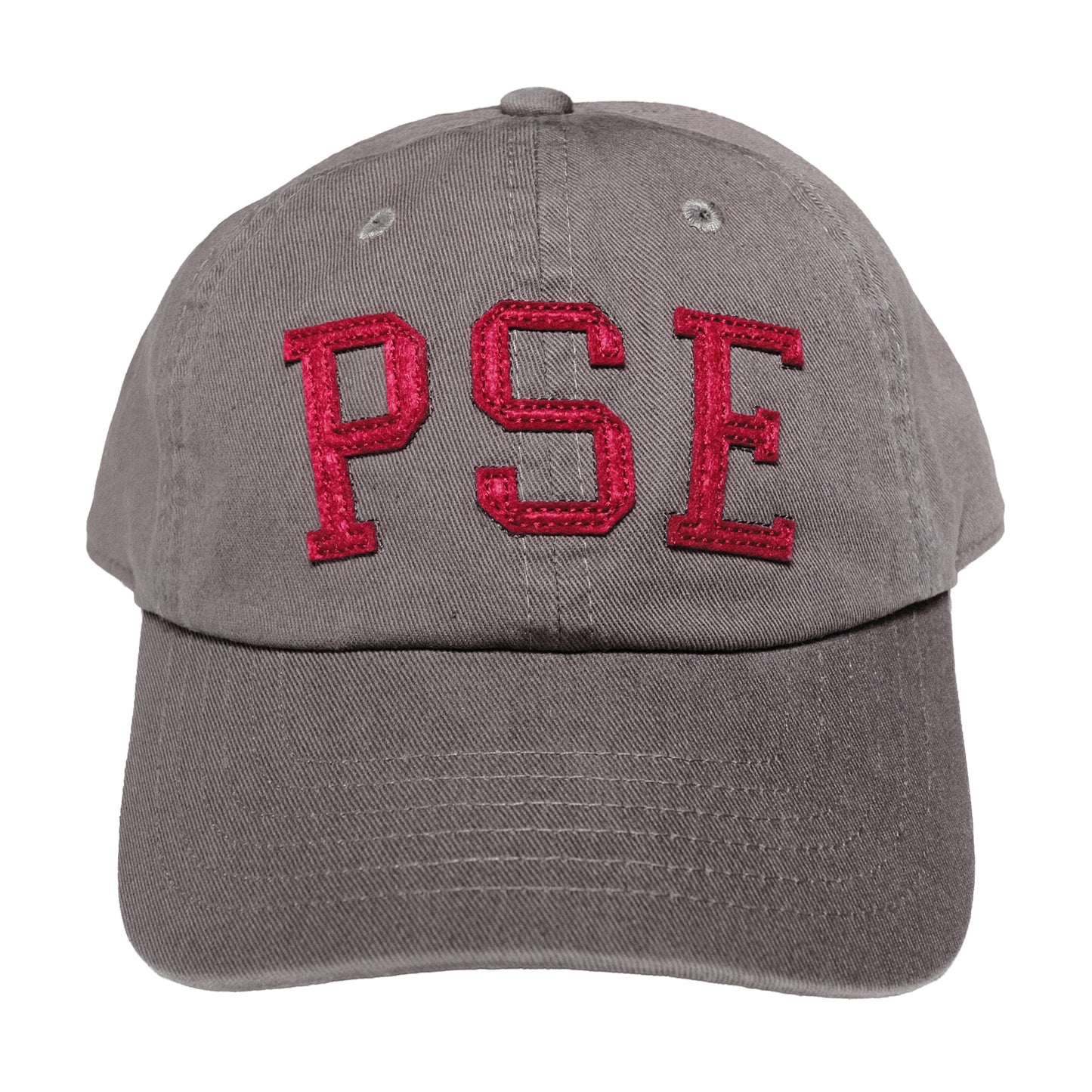 Pseushi - Vintage Lettering Cap - Grey/Maroon