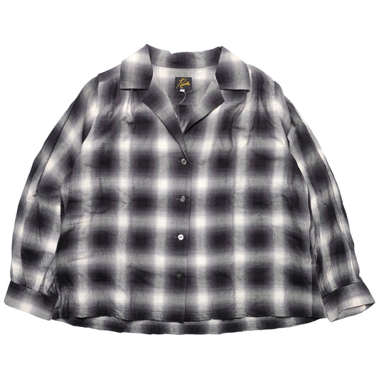 Needles White/ Black Checkered Blouse Shirt